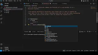 Factorial using Recursion Python