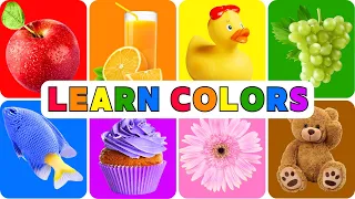 Learn Colors for Kids Simple and Catchy Color Song Red Blue Yellow Green and More