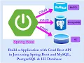 Build a Application with Crud Rest API in Java using Spring Boot and MySQL PostgreSQL H2 Database