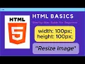 How to Resize an Image in HTML Width Height Attributes Explained with Examples