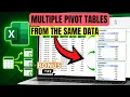 How to Create Multiple Pivot Tables from the Same Data in Excel
