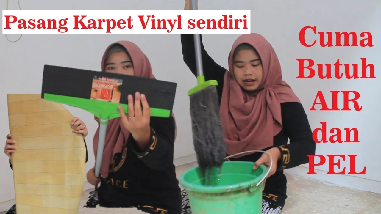 CARA pasang karpet lantai anti gelombang || karpet plastik lantai