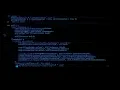 1H Long Relaxing Coding Screensaver Encrypted Programming Code VJ Loop no sound no music
