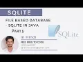 SQLite - part 5 insert row into tables