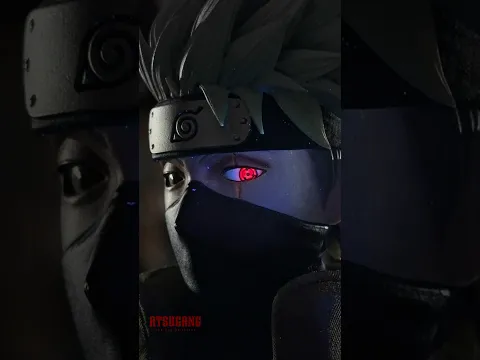 Kakashi’s Sharingan Looks TOO REAL! 👁️🔥 #naruto #kakashi #asmr #closeup #satisfying