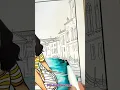 Escape to Venice Gorgeous Girl in Gondola Adult Coloring Page You ll Love