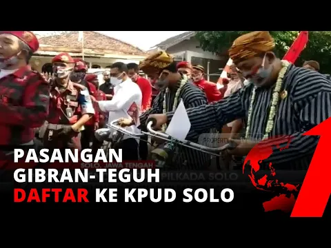 Jadi Sorotan, Pasangan Gibran-Teguh Daftar ke KPUD Solo Pakai Ini | tvOne