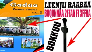 Gadaa Kutaa 5ffaa RAABAA FI ITTI GAAFATAMUMMAA RAABAA Boqonnaa 2ffaa Fi 3ffaa Barannoo 2ffaa 