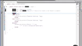 Advanced Java tutorial - The String Class