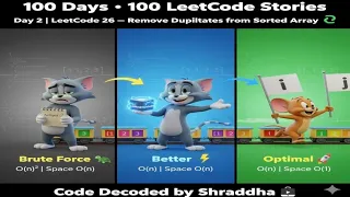 Leetcode 26 Remove Duplicates from sorted array