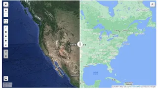 Creating a split-panel map for visualizing Earth Engine data