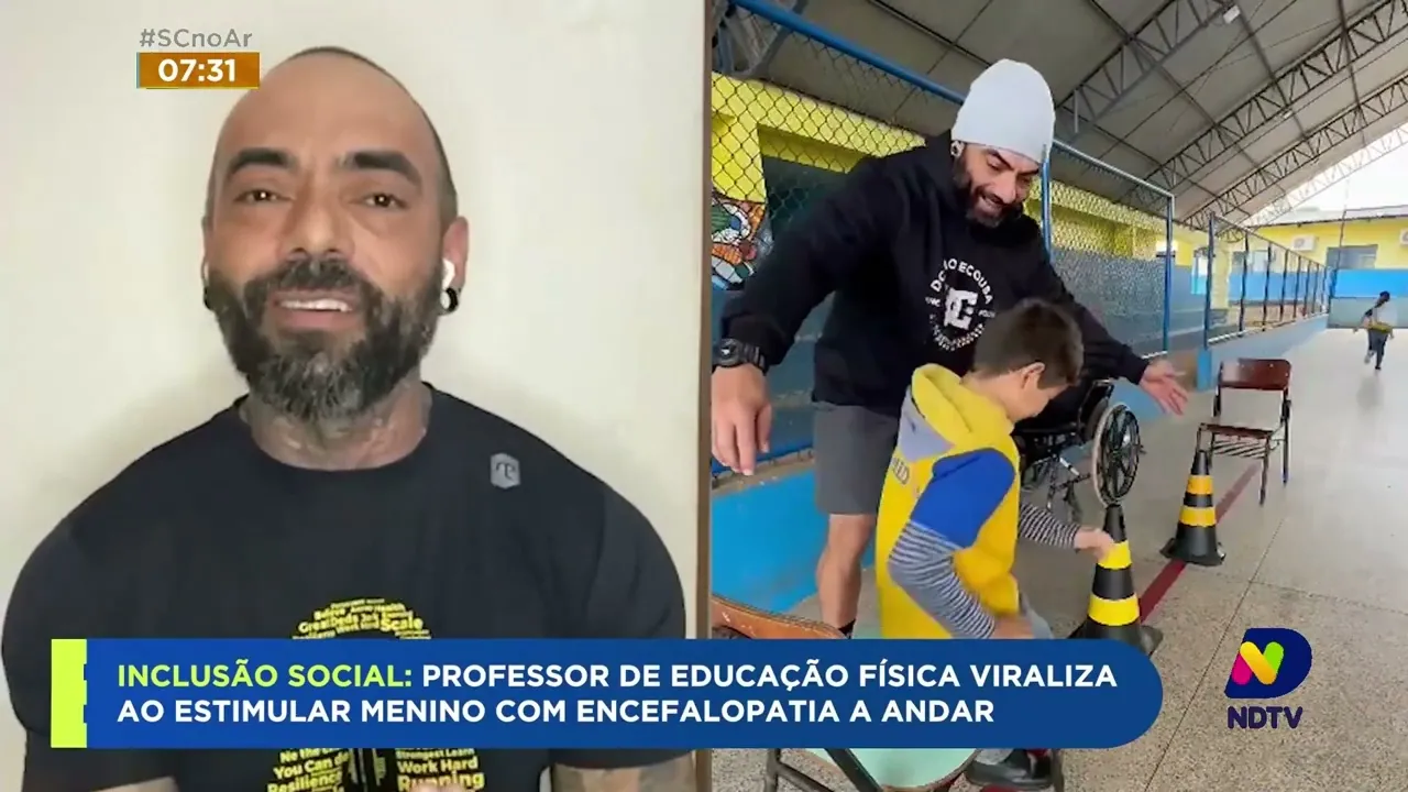 Conheça a iniciativa do fisioterapeuta catarinense que promove a inclusão social