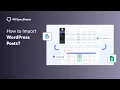 How to Import WordPress Posts from Google Sheets WPSyncSheets For Core