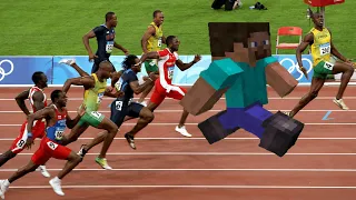 What if Minecraft Steve competed at the Olympics