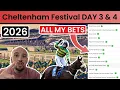 2026 Cheltenham Festival Tips - Day 3 Day 4