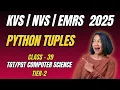 Class 39 Tuples in Python Immutability Operations NVS TGT PGT CS