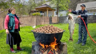 4K Moments of Fire, Food, and Mountain Life