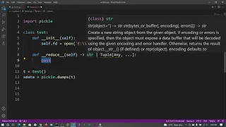 Code Execution using Python Pickle reduce method