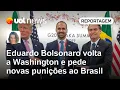 Download Lagu Eduardo Bolsonaro volta a Washington para pedir  nova rodada de punições ao Brasil | Mariana Sanches