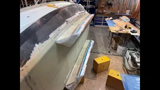 Port side of the keels laminated.