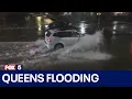 Queens flooding Heavy rain wind slams NYC
