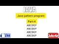 Java pattern program part 5 Easy Learning Genius