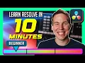 Learn DaVinci Resolve in JUST 10 MINUTES