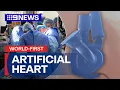 Lagu WORLD-FIRST: Aussie man leaves hospital with totally artificial heart | 9 News Australia