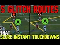 5 UNSTOPPABLE GLITCH ROUTES That SCORE INSTANTLY vs Any Defense in Madden NFL 26