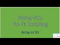 Tcl Array