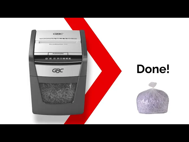 เครื่องทำลายเอกสาร GBC Cross Cut  ShredMaster 50X