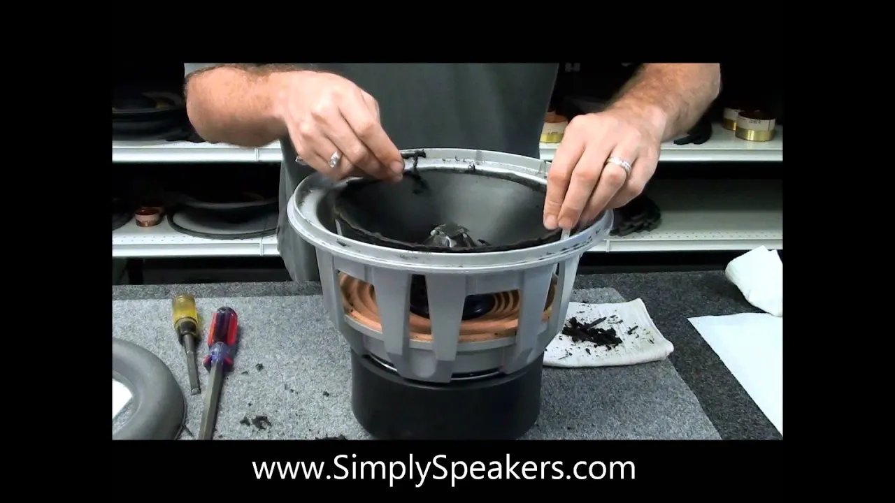 JL Audio 12W7 Speaker Subwoofer Repair Foam Edge Replacement
