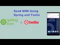 how to send sms using Spring Boot send sms using Twilio Spring Boot send sms using Twilio Java