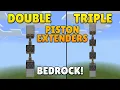 Minecraft Easy DOUBLE and TRIPLE Piston Extender Tutorial For Bedrock
