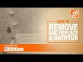 How to Remove and Replace a Bathtub The Home Depot with thisoldhouse