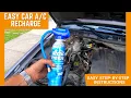 How to recharge your car system with Arctic Freeze R-134a Easy Step-by-Step Tutorial