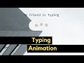 Amazing Typing Animation Using Only HTML CSS