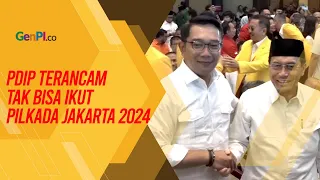 KIM Plus Dukungan Ridwan Kamil-Suswono, PDIP Terancam Tak Bisa Ikut Pilkada Jakarta