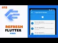 Flutter pull refresh Loading Animation in Flutter