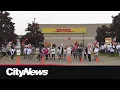 DHL employees strike as courier locks out 2 100 workers across Canada