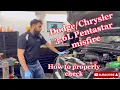 3 6L Pentastar MISFIRE CODES p0300 p0301 p0302 p0303 p0304 p0305 p0306