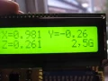 3 axis accelerometer demonstration