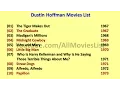 Dustin Hoffman Movies List