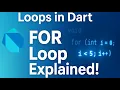Loops in Dart Explained For Loop Full Tutorial with Examples Beginner to Pro what is loops