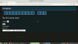 Hangman Javascript Game