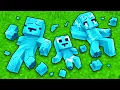 Mikey Family TURNED TO GLASS in Minecraft! (Maizen)