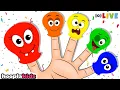 Download Lagu 🎈 Colorful Balloon Baby Finger Family Songs | HooplaKidz 🎈