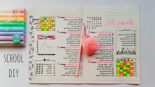 كيف أنظم وقتي بلانر أسبوعي لتنظيم المهام Diy Weekly Planner 