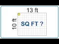 How Many Square Feet Is 10 Feet by 13 Feet