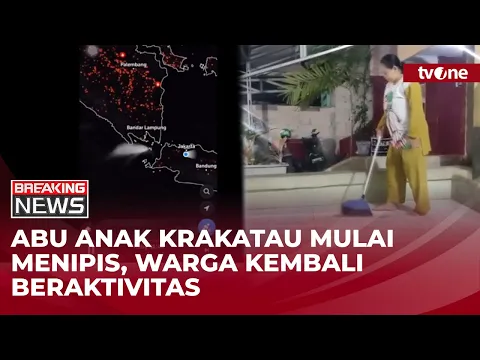 Kondisi Lampung dan Pandeglang Mulai Berangsur Normal Pasca Erupsi Anak Krakatau